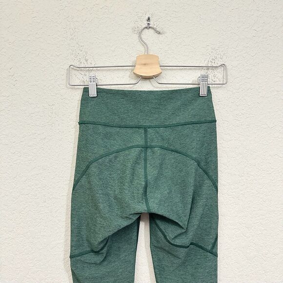 OUTDOOR VOICES Leggings Pine Green Mid Rise Yoga Gym Training - Picture 5 of 10